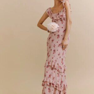 Reformation Tripoli Dress Pink - Size 8